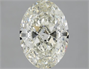 2.51 Carats, Oval J Color, SI2 Clarity and Certified by GIA