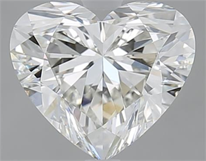 Picture of 2.02 Carats, Heart G Color, VS1 Clarity and Certified by GIA