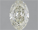 1.51 Carats, Oval J Color, SI1 Clarity and Certified by GIA