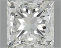 1.45 Carats, Princess I Color, VVS1 Clarity and Certified by GIA