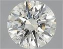 2.81 quilates, Redondo Ideal, Color K, claridad SI2 y certificado por GIA