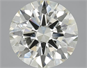 3.50 Carats, Round with Excellent Cut, L Color, SI1 Clarity and Certified by GIA