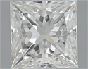 1.00 Carats, Princess H Color, VS2 Clarity and Certified by GIA