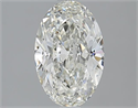 1.51 Carats, Oval H Color, VVS2 Clarity and Certified by GIA