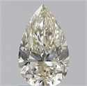 0.80 Carats, Pear J Color, VVS2 Clarity and Certified by GIA
