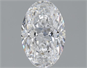 1.21 Carats, Oval D Color, VVS2 Clarity and Certified by GIA