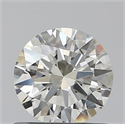 0.60 quilates, Redondo Ideal, Color J, claridad IF y certificado por GIA