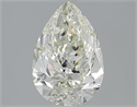 2.00 Carats, Pear J Color, SI1 Clarity and Certified by GIA