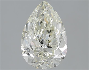 Picture of 2.00 Carats, Pear J Color, SI1 Clarity and Certified by GIA