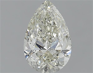 Picture of 1.01 Carats, Pear J Color, SI2 Clarity and Certified by GIA