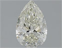 1.02 Carats, Pear J Color, SI1 Clarity and Certified by GIA