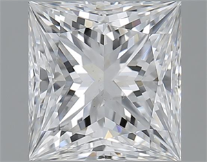 Picture of 2.01 Carats, Princess E Color, SI1 Clarity and Certified by GIA
