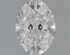 Picture of 1.21 Carats, Oval F Color, SI2 Clarity and Certified by GIA