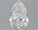1.21 Carats, Pear F Color, SI1 Clarity and Certified by GIA