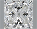 1.50 Carats, Princess I Color, SI1 Clarity and Certified by GIA