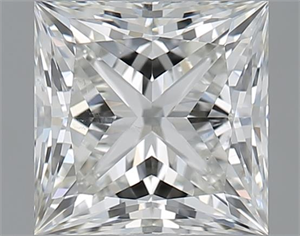Picture of 1.50 Carats, Princess I Color, SI1 Clarity and Certified by GIA