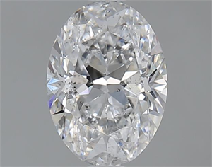 Picture of 1.01 Carats, Oval D Color, SI2 Clarity and Certified by GIA