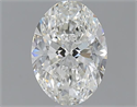 1.01 Carats, Oval H Color, SI2 Clarity and Certified by GIA