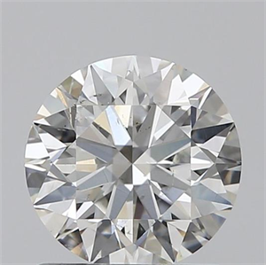Picture of 0.90 Carats, Round with Excellent Cut, H Color, SI1 Clarity and Certified by GIA