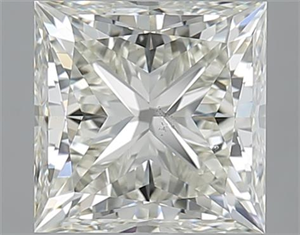 Picture of 3.01 Carats, Princess I Color, SI1 Clarity and Certified by GIA