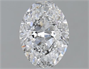 1.00 Carats, Oval E Color, SI2 Clarity and Certified by GIA