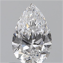 0.50 Carats, Pear D Color, VS2 Clarity and Certified by GIA