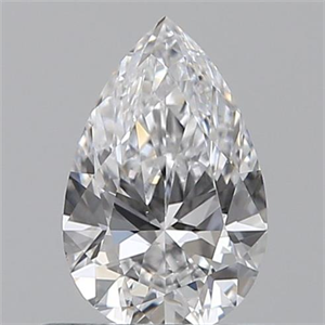 Picture of 0.50 Carats, Pear D Color, VS2 Clarity and Certified by GIA