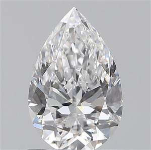 Picture of 0.80 Carats, Pear D Color, SI1 Clarity and Certified by GIA