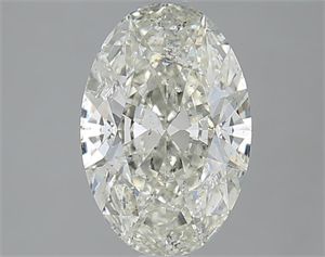 Picture of 1.71 Carats, Oval I Color, SI2 Clarity and Certified by GIA