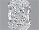 1.51 Carats, Radiant E Color, SI1 Clarity and Certified by GIA