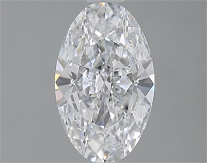 Picture of 1.00 Carats, Oval D Color, VVS2 Clarity and Certified by GIA