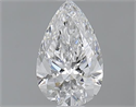 0.50 Carats, Pear E Color, SI1 Clarity and Certified by GIA