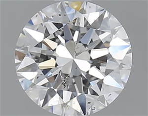 Picture of 1.00 Carats, Round with Excellent Cut, E Color, SI2 Clarity and Certified by GIA