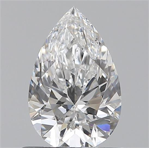 Picture of 0.64 Carats, Pear D Color, SI1 Clarity and Certified by GIA