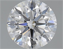 1.50 quilates, Redondo Ideal, Color D, claridad VS1 y certificado por GIA