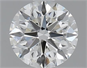 1.00 Carats, Round with Excellent Cut, G Color, IF Clarity and Certified by GIA