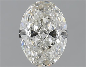 Picture of 1.01 Carats, Oval J Color, SI2 Clarity and Certified by GIA