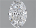 1.70 quilates, Ovalado , Color D, claridad VS1 y certificado por GIA
