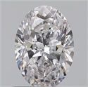 0.70 Carats, Oval E Color, VS1 Clarity and Certified by GIA