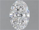 0.80 Carats, Oval D Color, VS2 Clarity and Certified by GIA