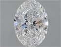 1.30 Carats, Oval E Color, SI2 Clarity and Certified by GIA