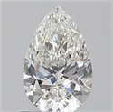 0.60 Carats, Pear H Color, VS2 Clarity and Certified by GIA
