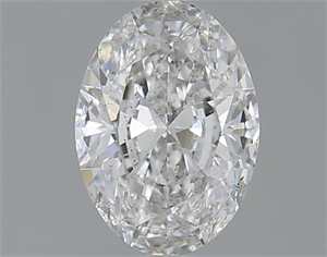 Picture of 1.01 Carats, Oval F Color, SI2 Clarity and Certified by GIA