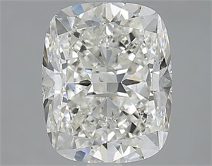 Picture of 2.51 Carats, Cushion J Color, SI1 Clarity and Certified by GIA