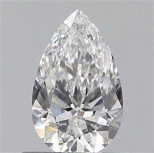 Picture of 0.51 Carats, Pear E Color, VS2 Clarity and Certified by GIA