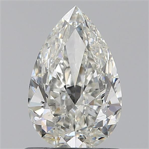 Picture of 0.80 Carats, Pear J Color, SI2 Clarity and Certified by GIA