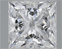1.20 Carats, Princess E Color, SI2 Clarity and Certified by GIA