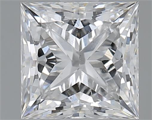 Picture of 1.20 Carats, Princess E Color, SI2 Clarity and Certified by GIA