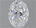 1.20 Carats, Oval D Color, SI1 Clarity and Certified by GIA