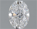 0.50 Carats, Oval E Color, VS2 Clarity and Certified by GIA